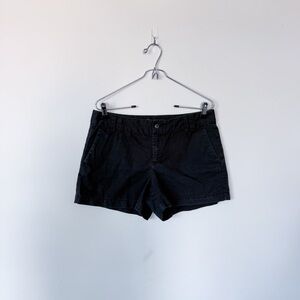 Ann Taylor LOFT Shorts Womens Size 6 Black Cotton Casual Walking Everyday